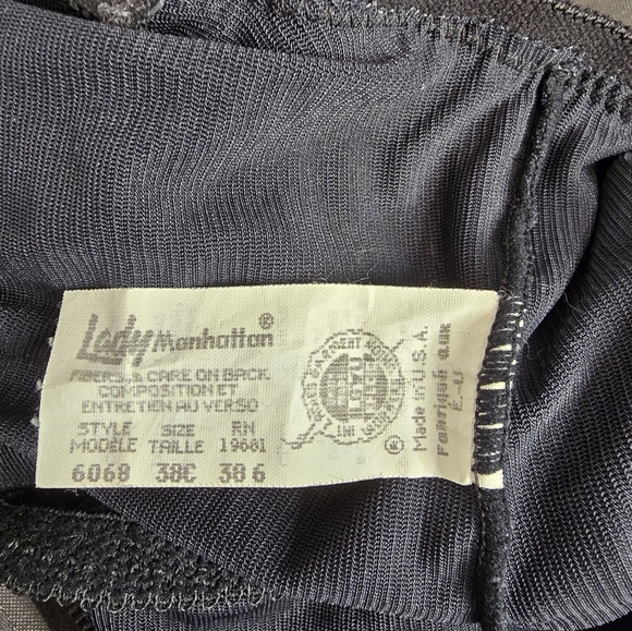 Vintage Black Bodysuit - Picture 3 of 3